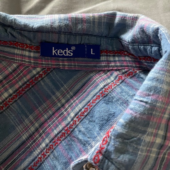 Keds plaid button down - Picture 5 of 6